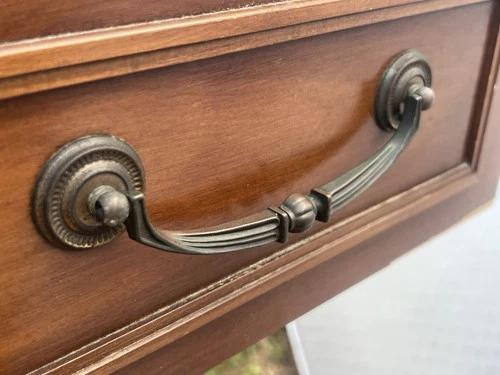 Vintage Furniture Antique Door Knobs, plates Locks Cabinet United furniture Corp