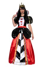 Brand New Queen Of Hearts Adult Costume
