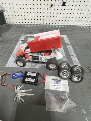 1RC Racing 1/18 Scale Mini Sprint Oval Race Car 4.0 Used