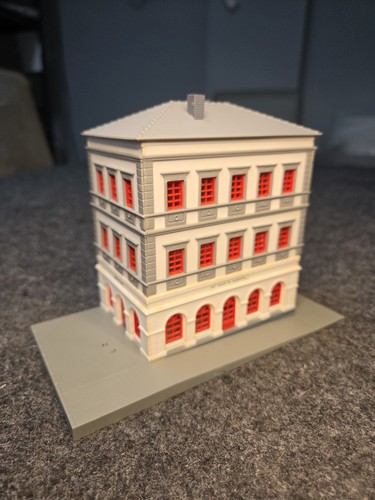 Edificio Pola N Scale 1505 St Mary's Hospital 3 pisos completamente montado  | Condition: Used