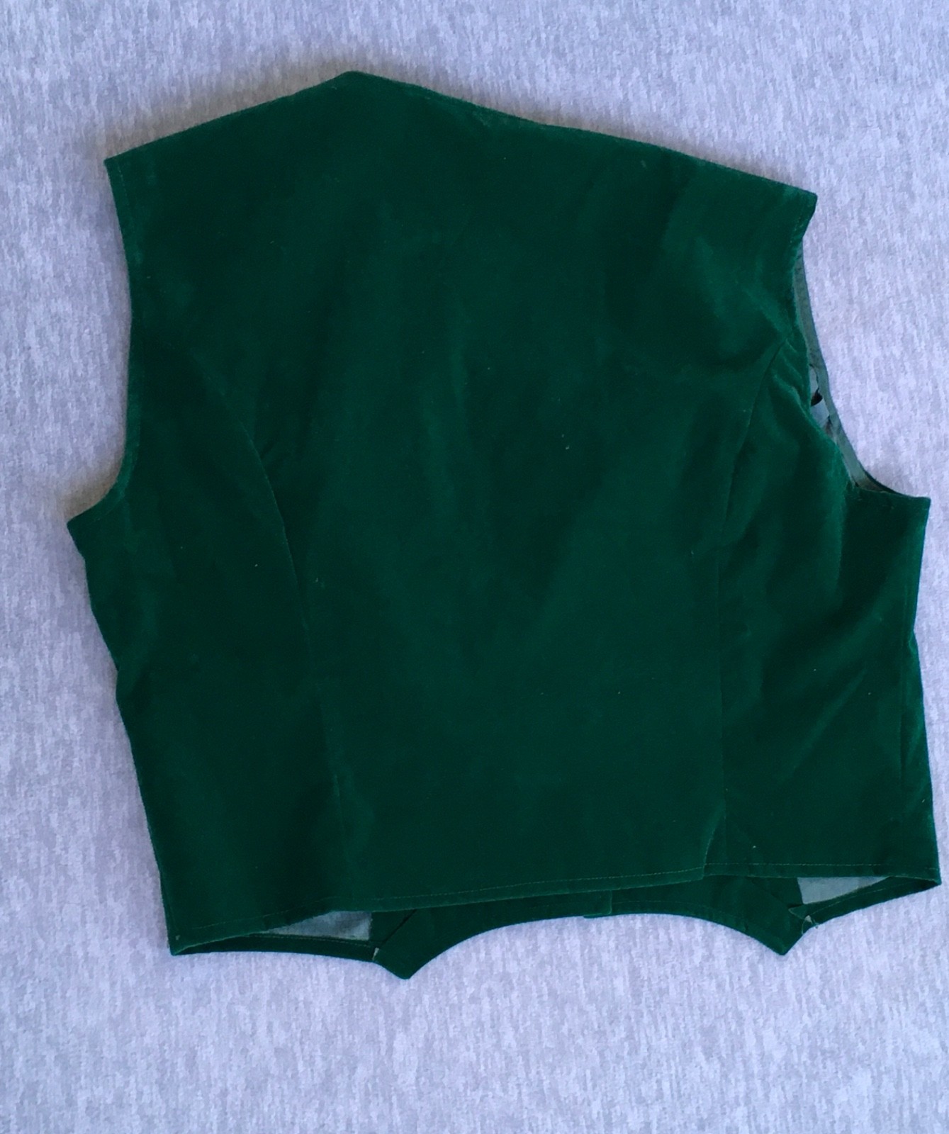 Sears Fashion USA Womens 16 Maxi Skirt Set 70s Tartan Plaid Matching Velvet Vest