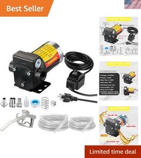 110V AC Self-priming Gasoline Diesel Oil Fuel Transfer Explosion-proof Pump K...