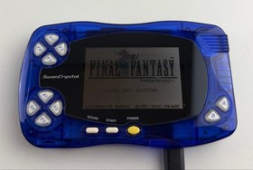 BANDAI WonderSwan Crystal Clear Blue Console Tested Excellent