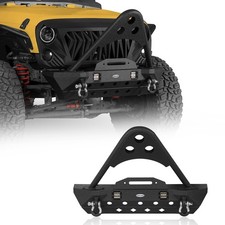 For Jeep Wrangler Jk Jku 2007 2018 Stinger Front Bumper Led Lights Winch Plate For Jeep Wrangler Jk Jku 2007 2018 Stinger Front Bumper Led Lights Winch Plate