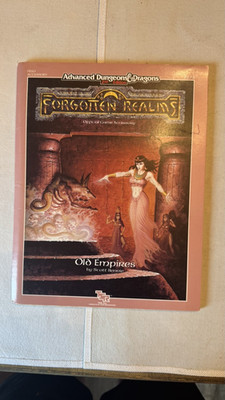 Forgotten Realms Old Empires FR10 Accessory AD&D TSR With Map
