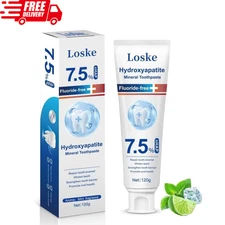 Hydroxyapatite Toothpaste for Stronger Teeth Natural Remineralization Formula