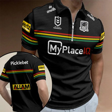 Penrith Panthers 2026 Zip Polo
