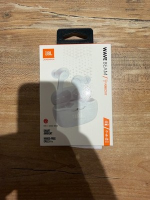 JBL Wave Beam True Wireless-Kopfhörer mit Mikrofon JBLWBEAMWHT weiß