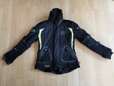 Rukka Damen-Goretex-Motorradjacke "Katja", Cordura-Textil, schwarz-gelb, Gr. 36