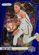 Sug Sutton Prizm 2024 #51 Blue Velocity Prizm Washington Mystics