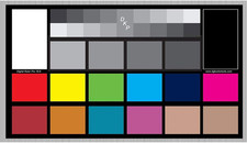 Digital Kolor Pro 16:9 Large Color Calibration and Video Chip Chart, 2-Pack