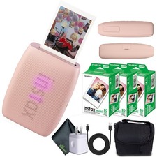 Fujifilm INSTAX MINI LINK 3 Smartphone Printer (Rose Pink) + 60 Instant Film