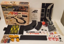 1974 Vintage Aurora AFX Blazer Slot Car Race Set in Box w/ 5 Cars & Extras - VGC
