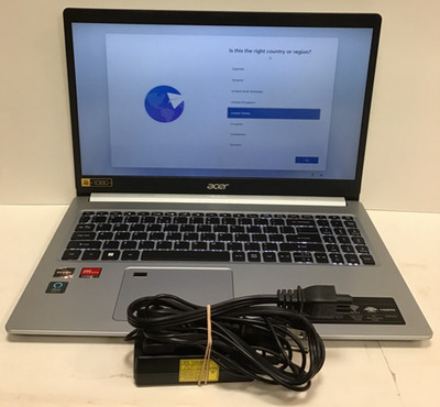 (MA3) Acer Aspire 5 Slim, AMD Ryzen 3 3200U, 4GB RAM, 128GB SSD, Win11 Laptop