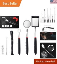 5PCS Magnetic Telescoping Pick-up Tool Kit-Valentines Day Gifts for Men, with...