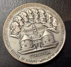 4.260 OZT. Virginia Medallic Art Co .999 Pure Silver High Relief Art Round