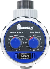 Water Timer Electronic Hose Sprinkler Garden Irrigation Controller Two Dial,No W