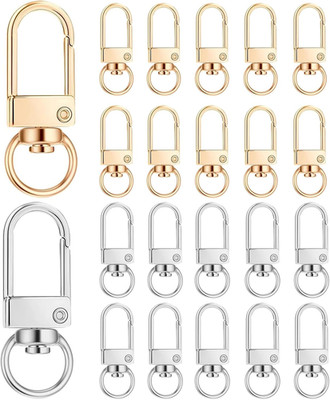 20 Pcs Keychain Clasps Keychain Clips Lobster Claw Clasps for Bag Charms Craft P
