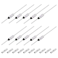 10 Pcs Metal Temperature Thermal Fuse SF76Y 77 °C 170.6 °F 15A 250V Cutoff Therm