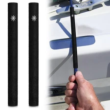 Dock Line Chafe Guard 2 Pcs 24" Rope Protector Sleeve Anti-Slip DetachableCan...