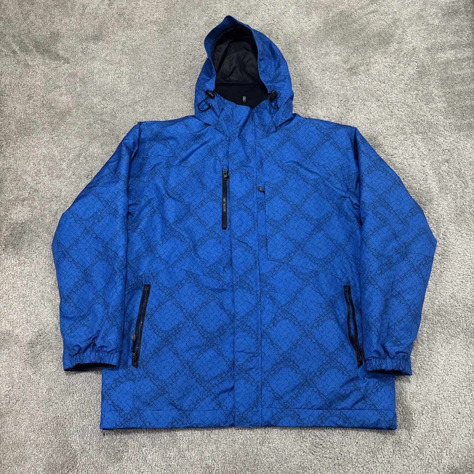 Body Glove Snow Boarding Ski Jacket Men’s Size Medium Snow Waterproof Blue