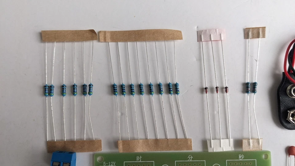 AT89C2051 6 Digital Clock Kit LED Electronic Clock DIY Kit 9V - Image 2 of 4