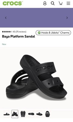 Crocs Baya Platform Slide Sandal