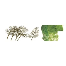 JTT Scenery Products Premium Series: Sycamore Tree Kit, 3-4"