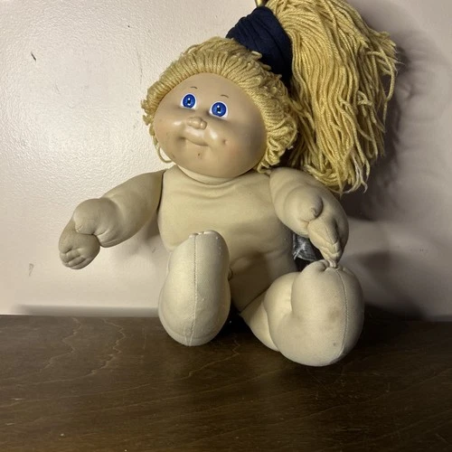 Cabbagepatch Kids Vintage Blonde Hair Blue Eyes 1982 Doll Only