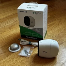 Netgear Arlo Pro VMC4030 AddOn Wireless Security Camera, w/mount BATTERY NO GOOD