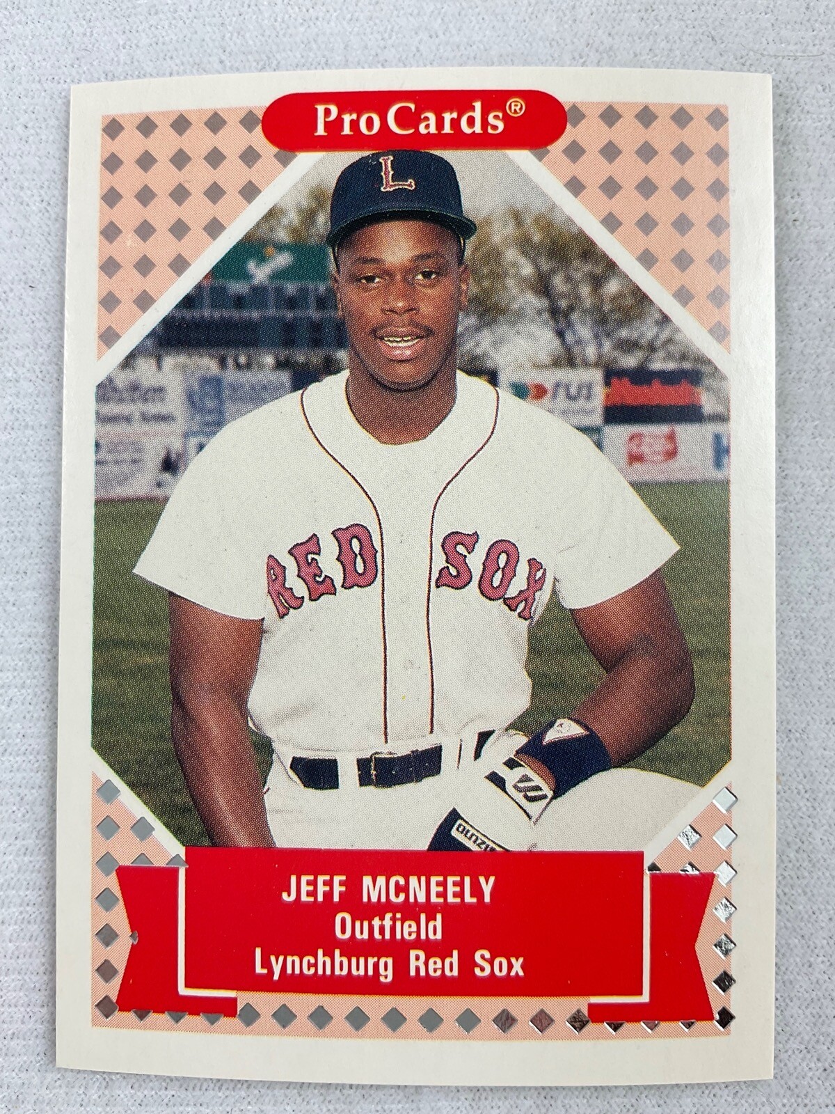 1991 Tomorrow's Heroes Baseball Card020Jeff McNeely, Lynchburg Red