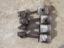 Farmall B Bn A Tractor Good More Power M&w Engine Motor 4 Pistons Rings Rods Cap