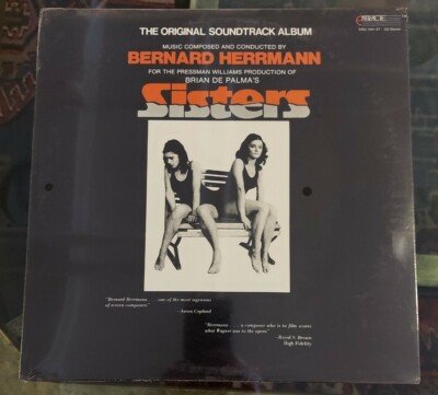 Sealed Bernard Herrmann Sisters 1975 Entr'acte Vinyl lp record