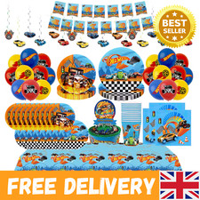 Hot Car Birthday Party Supplies Hot Wheels Party Decorations Tableware Balloons