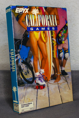 California Games für C64 Disk von EPYX US Import Klassiker Commodore 64 C128
