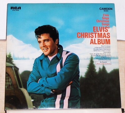 Elvis Presley ‎- Elvis Christmas Album - 1970 Vinyl LP Record
