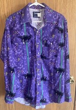 Wrangler Brushpopper Snap Front Shirt Aztec South West Arrowhead Rodeo