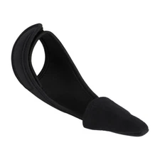 Black Comfortable Single Index Finger Protector Unisex Elastic Band Glove MU