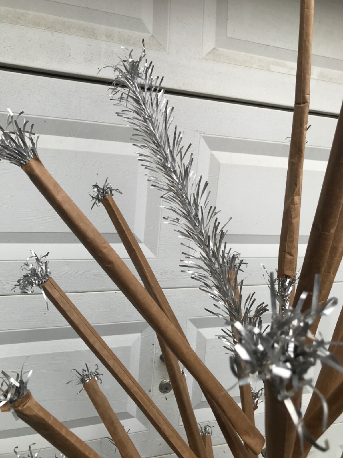 VTG MIRRO METAL ALUMINUM 61/2 ft. Christmas Tree 51 Branch COMPLETE W