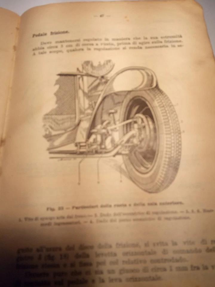 Uso e manutenzione fiat balilla a 3 marce ORIGINALE - Immagine 3 di 4