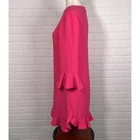 Abito Kate Spade donna 4 tubino rosa volant festa cocktail carriera formale