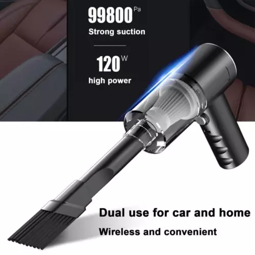 120W Handheld Cordless Vacuum Cleaner Small Mini Portable Car Auto Home Wireless - Picture 3 of 22
