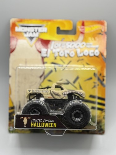 2017 Hot Wheels Monster Jam EL TORO LOCO 1:64 Halloween 1 of 5000 Rare Sealed