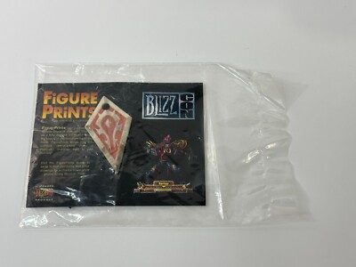 Rare Blizzcon 2008 Exclusive Figure Prints Horde Pendant Collectible