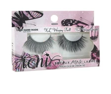 Ioni Cosmetics 3D Faux Mink Lashes XL Wispy Full Strip False Eyelashes (2 Pack)