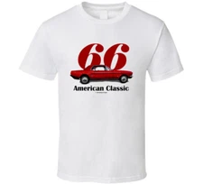 66 Mustang American Classic Red Ponycar Gift T Shirt