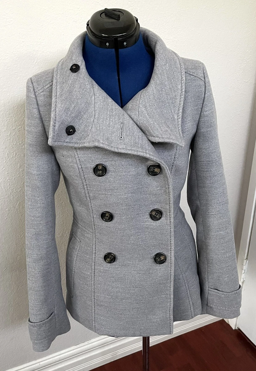 H&m women's grey shop coat