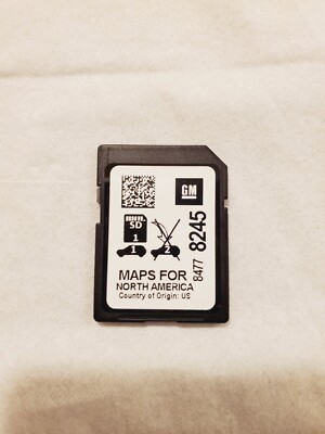 2018-2022 CHEVY GMC CADILLAC NAVIGATION SD CARD 8477 8245 FACTORY GM OEM