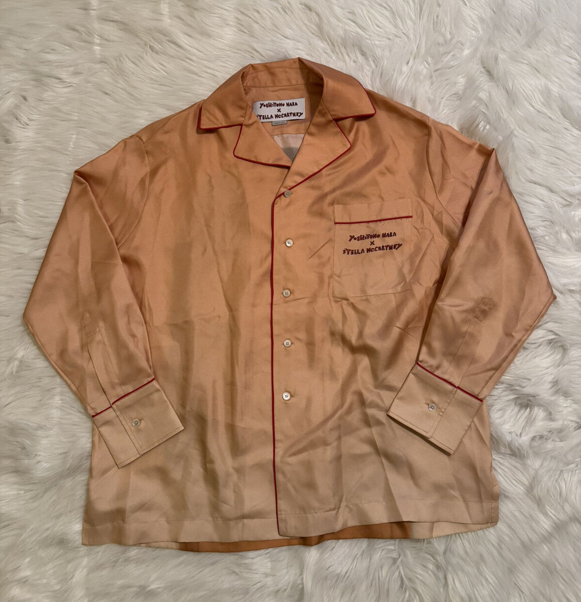 Yoshitomo Nara x Stella McCartney Twins I Silk Twill Shirt Yoshitomo Nara x Stella McCartney Twins I Silk Twill Shirt