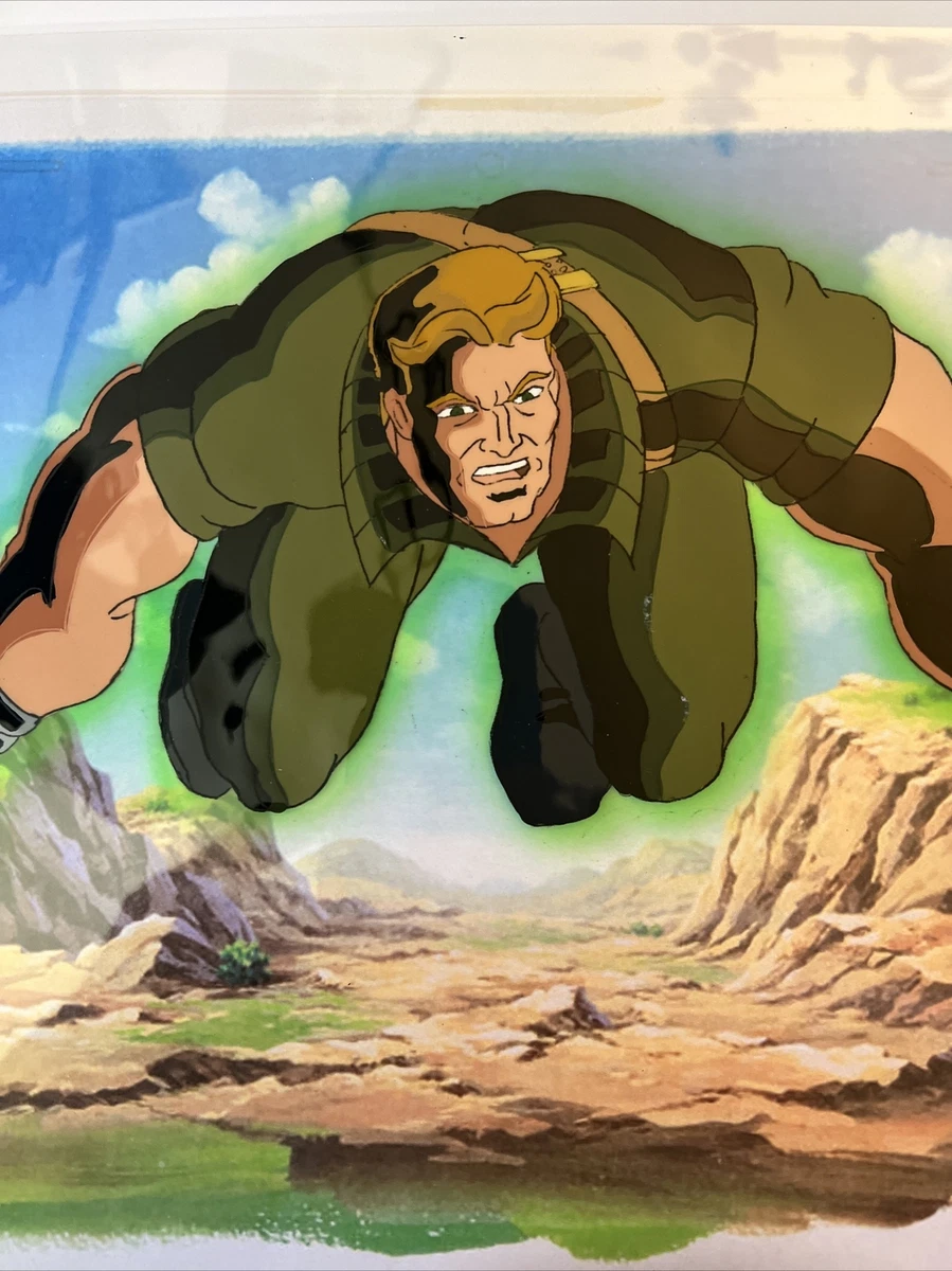 G.I. Joe Extreme Original Animation Cel w backgeound Sunbow